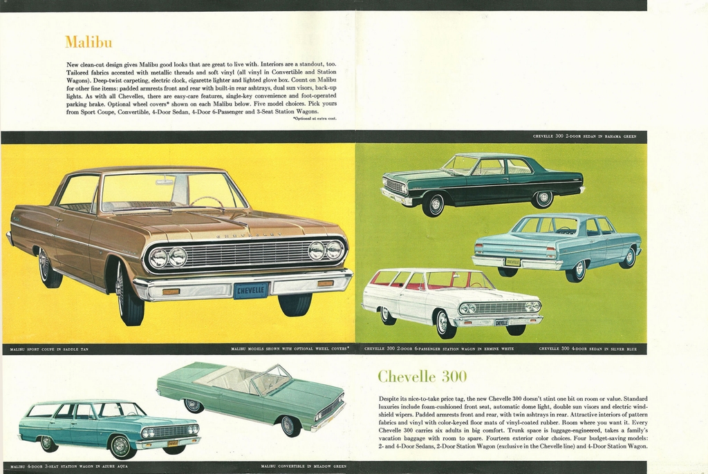 1964 Chevrolet Full-Line Brochure Page 3